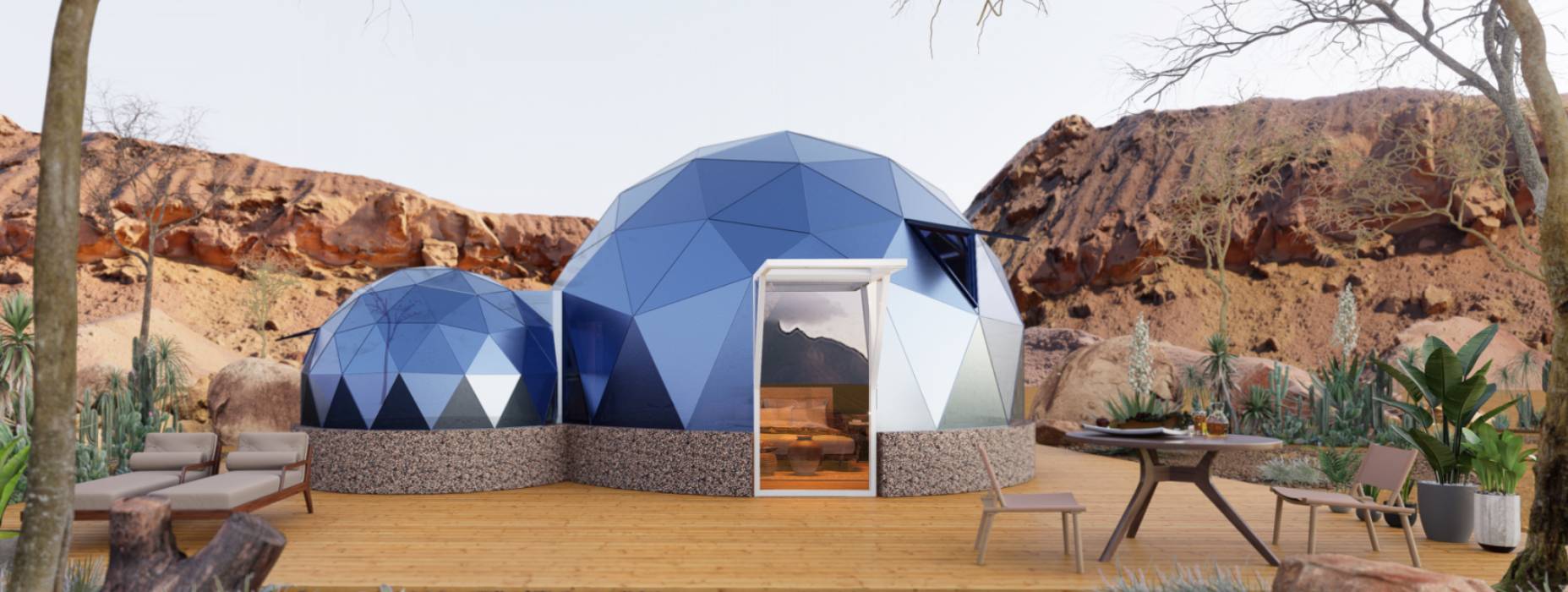 仁和区球形智能光伏玻璃星空房